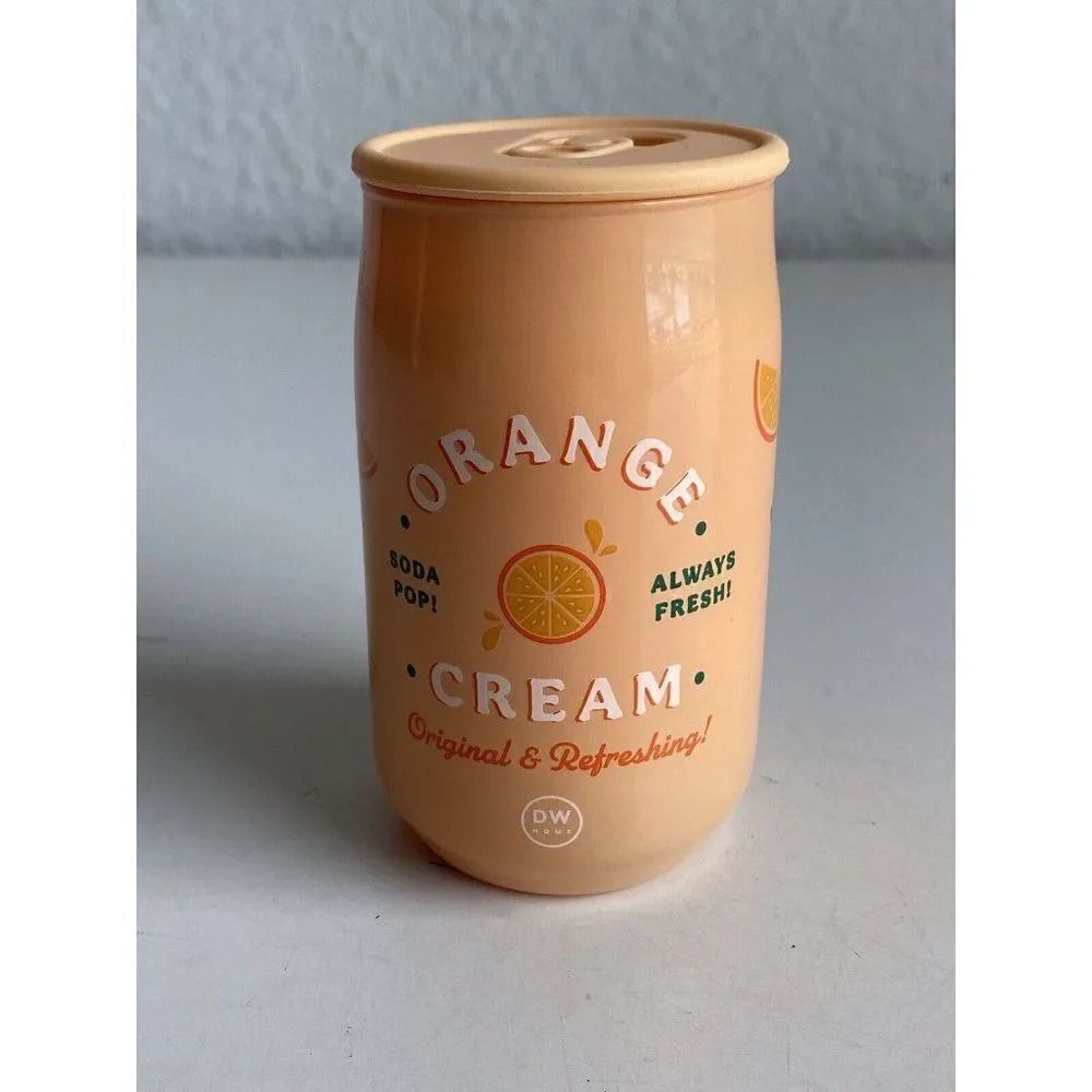 DW Home Orange Cream Soda Pop Candle 6.2oz‎ Single Wick Richly Scented NEW